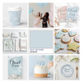 Cloud Nine Sky - Rainbow Baby shower Fotomuur Spandoek