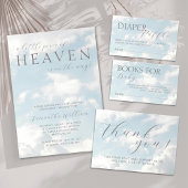 Oma to be heaven stuurde Baby shower Button