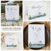 CLOVER Earthy Green Pine Tree WeddenDetails Kaart