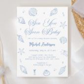 Kust Baby shower Zee dat u binnenkort Baby Papieren Bordje