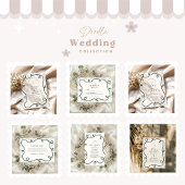 Coastal Chic bruiloft Save The Date