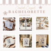 Coastal Cowgirl Beach Club Bachelorette Shot Glas