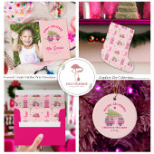 Kerstboom Roze RV Camper Van Roze Bedankjes Labels