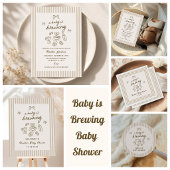 Coffee Baby is Brewing Baby Shower Cadeaulabel