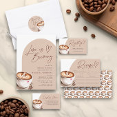 Mimosa Bar Brouwsels en Bruisende Bruidsuitnodigin Poster