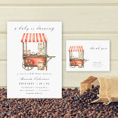 Coffee baby shower - favors, please take one poster