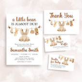 Brouwen koffie Baby shower Waterfles Etiket