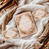 Coffee Theme Bridal Shower Kaart