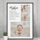Collage Foto en beste moedercitaat Lovely Gift Latte Mok