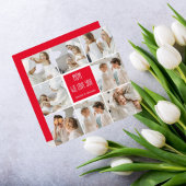 Collage Foto mama Red We houden van je beste moede Blikjeskoeler