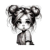 Pickleball Paddle - Sportief en leuk ontwerp Ronde Sticker