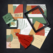 Colour Block Wedding Autumn ID740 Servet