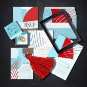 Colour Block Wedding Table Numbers Winter ID740 Kaart