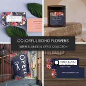 Kleurrijke Boho Bloemen Borstel Script Recepten Notitieboek