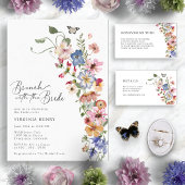 Floral Honeymoon Wish Informatiekaartje