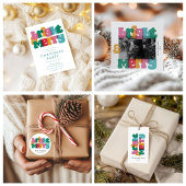 Bold Merry Bright Kerstfeest Uitnodiging