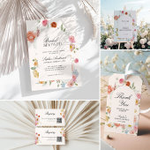 Kleurrijke lente bloemen dank je ronde sticker