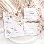 Kleurrijke Bloemen, Boho, Huwelijk Zitting Grafiek Acryl Bord