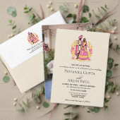 Kleurrijk Indiaans Paar Cadeaulabel (Personaliseer deze collectie van deze onafhankelijke maker. Test)