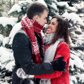 Red Washi Paper Aluminum Rectangle Keychain