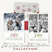 Kerst Snowflake Script gepersonaliseerd Kleine Kerstsok