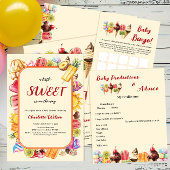 Kleurrijke Waterverf Ice Cream Sweet Baby shower Bedankdoosjes