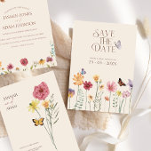 Eenvoudig kleurig programma voor het huwelijk van