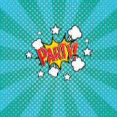 De grappige PARTIJ van het Boek! Dank u kaarden Bedankkaart