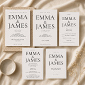 Bewerkbare Verticale Typografie Luxe Details Kaart