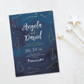 Marinesterteken Bruiloft Uitnodigen & RSVP All In One Uitnodiging