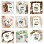 Waterverf Tractor verjaardagsfeestje Papieren Bordje