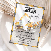 Bouw Verjaardag Uitnodiging, 2e verjaardag Kaart