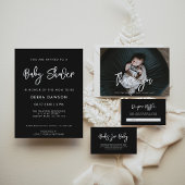 Hedendaagse zwart Tijdcapsule 1e Verjaardag teken Poster