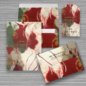 Hedendaags geschilderd Abstract feestje Kaart