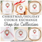 Gingerbread Christmas Holiday Cookie Exchange Papieren Bekers