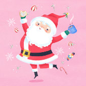 Schattigee Kerstman en Rudolph Rood & Groen Deurmat