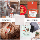 Mid-Century Moderne het Etiket van het Adres van d