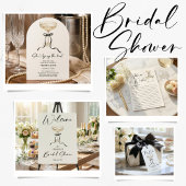 Coquette Bow She’s Tying the Knot Bridal Shower  Kaart