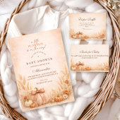 Coquette Bow Pumpkin Diapper Raffle Informatiekaartje