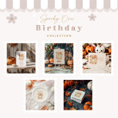 Coquette Lace Ghost Halloween 1e verjaardag Kaart