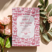 Roze Strikende Lint Sfeer Servetten