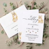 Corgi puppy bruiloft kalligrafie dank u bedankdoosjes (Personaliseer deze collectie van deze onafhankelijke maker. Test)