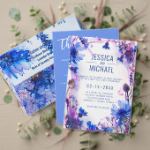 💍Korenbloemen en Lavendel Bliss Bedankkaart (Personaliseer deze collectie van deze onafhankelijke maker. Test)