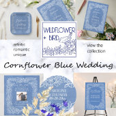 Korenbloem Blauw Foto Bloemen Opslaan Datum Briefkaart