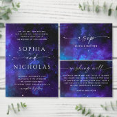 Zitplaatskaart. Nachtsterren. Navy bruiloft Kaart (Personaliseer de collectie van deze zelfstandige maker.)