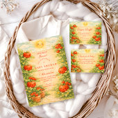 Cottage Garden Tomato Baby Shower Kaart