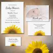 Modern Zonnebloem Cookie Tafel Baby shower Reclamebord Met Voetstuk