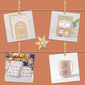 Schattigee Waterverf Winter Snowman Cookies Cadeaupapier