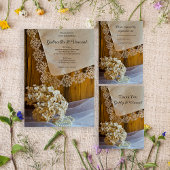 Landenbloemen Postbruiloft Brunch Kaart