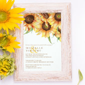 Land Zonnebloem Custom Bruiloft Stickers